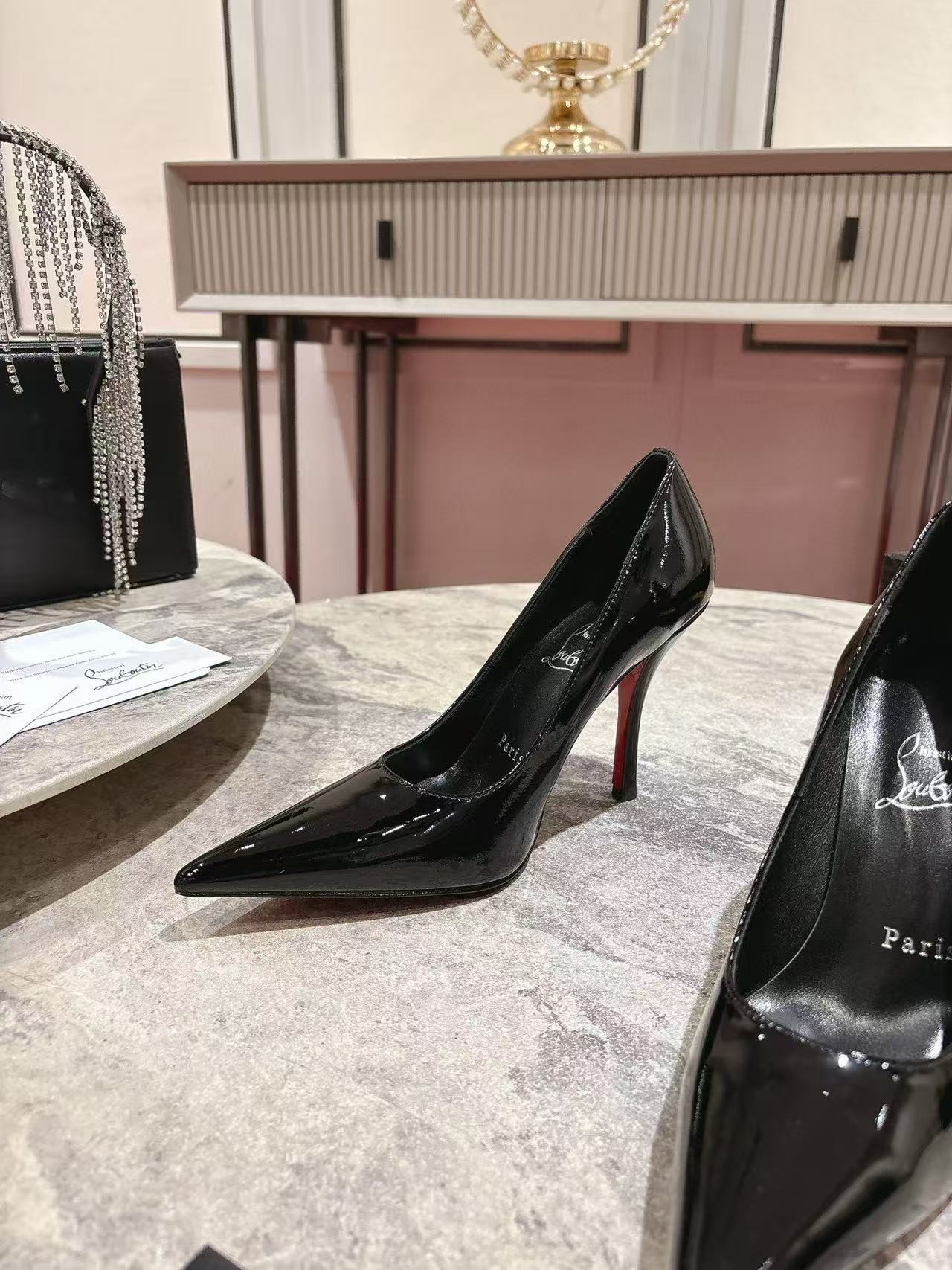 ua ch**an louboutin cl red-botT0m shoes 10cm heel (cusT0mized, no exchange no return, about 10 days)