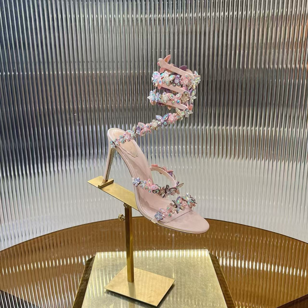 ua renÉ Ca0v1LLa cleo pumps sandals 95mm