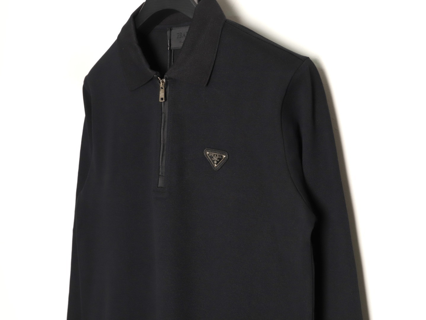 Pra*a long-sleeved polo shirt