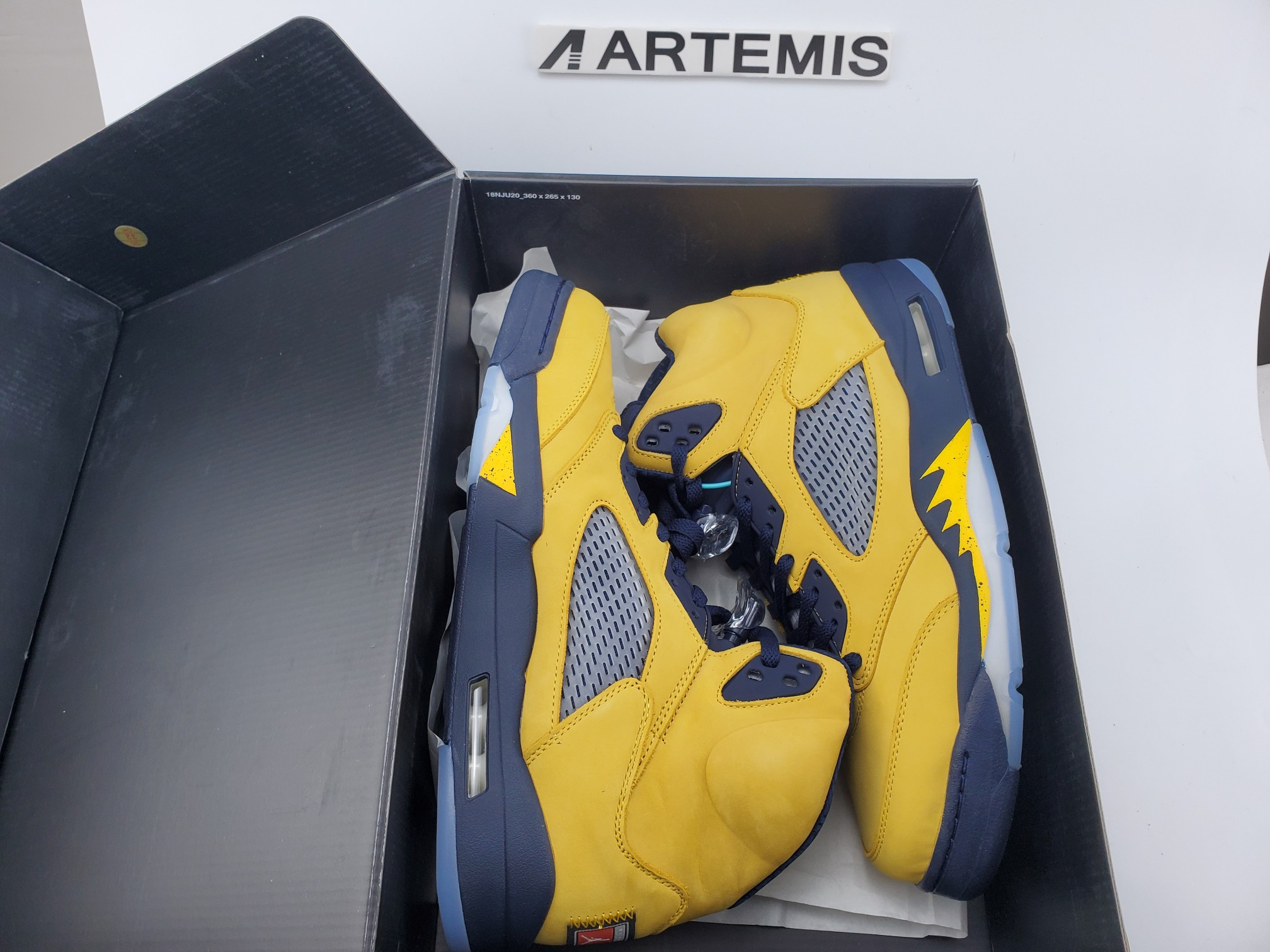 Jordan 5 Retro Michigan 2019