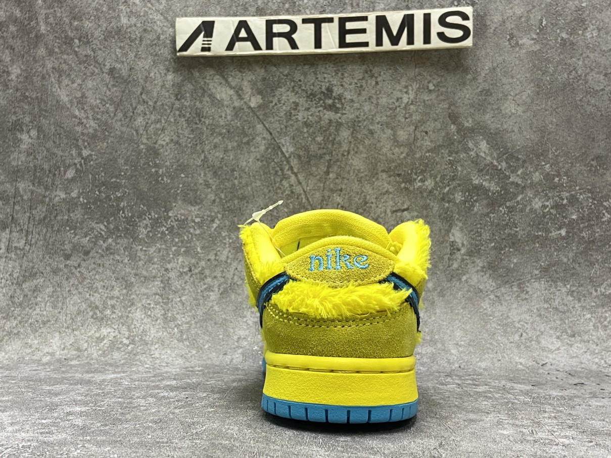 Nike SB Dunk Low Grateful Dead Bears Yellow For Toddler And Youth