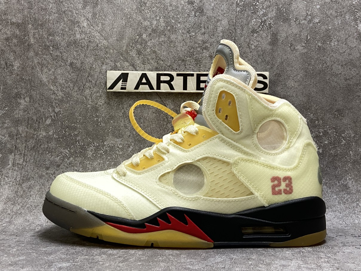 Air Jordan 5 Retro OFF-WHITE Sail