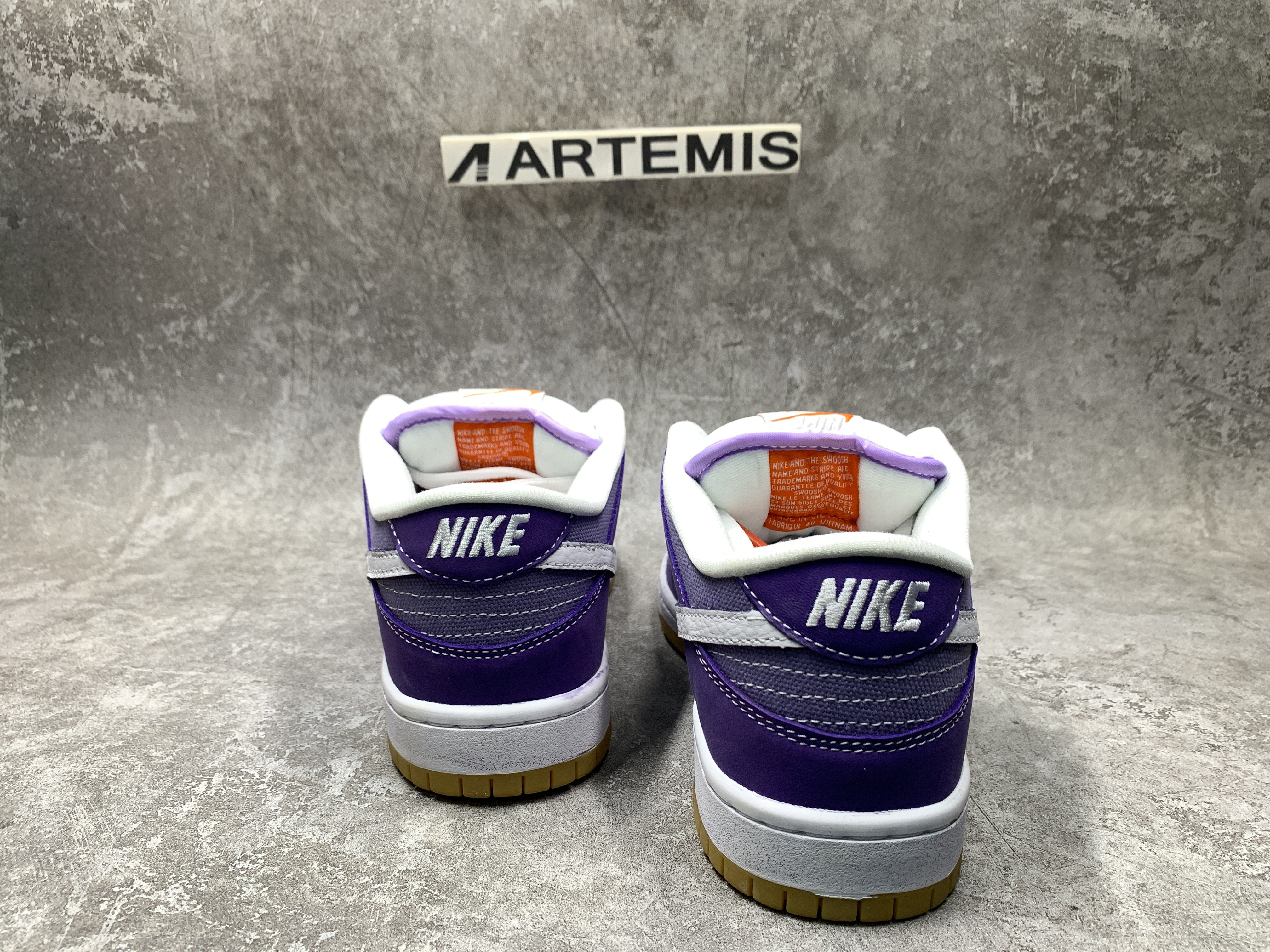 Nike SB Dunk Low Pro ISO Orange Label Unbleached Pack Lilac