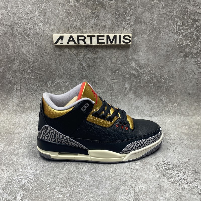 Air Jordan 3 Retro Black Gold
