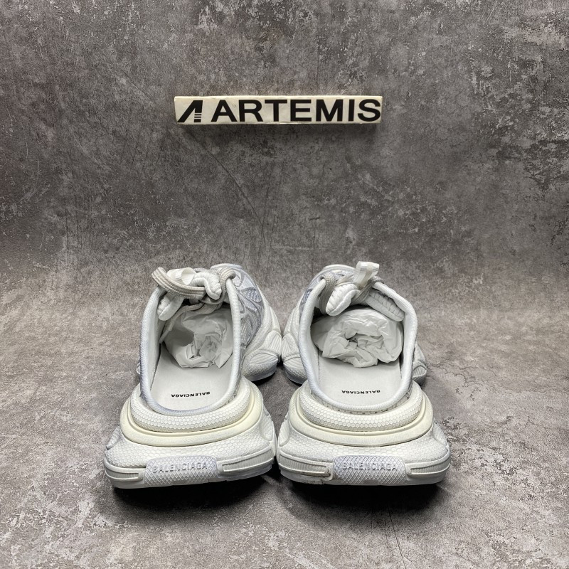 Ba*len*cia*ga 3xl mule sneakers in silver