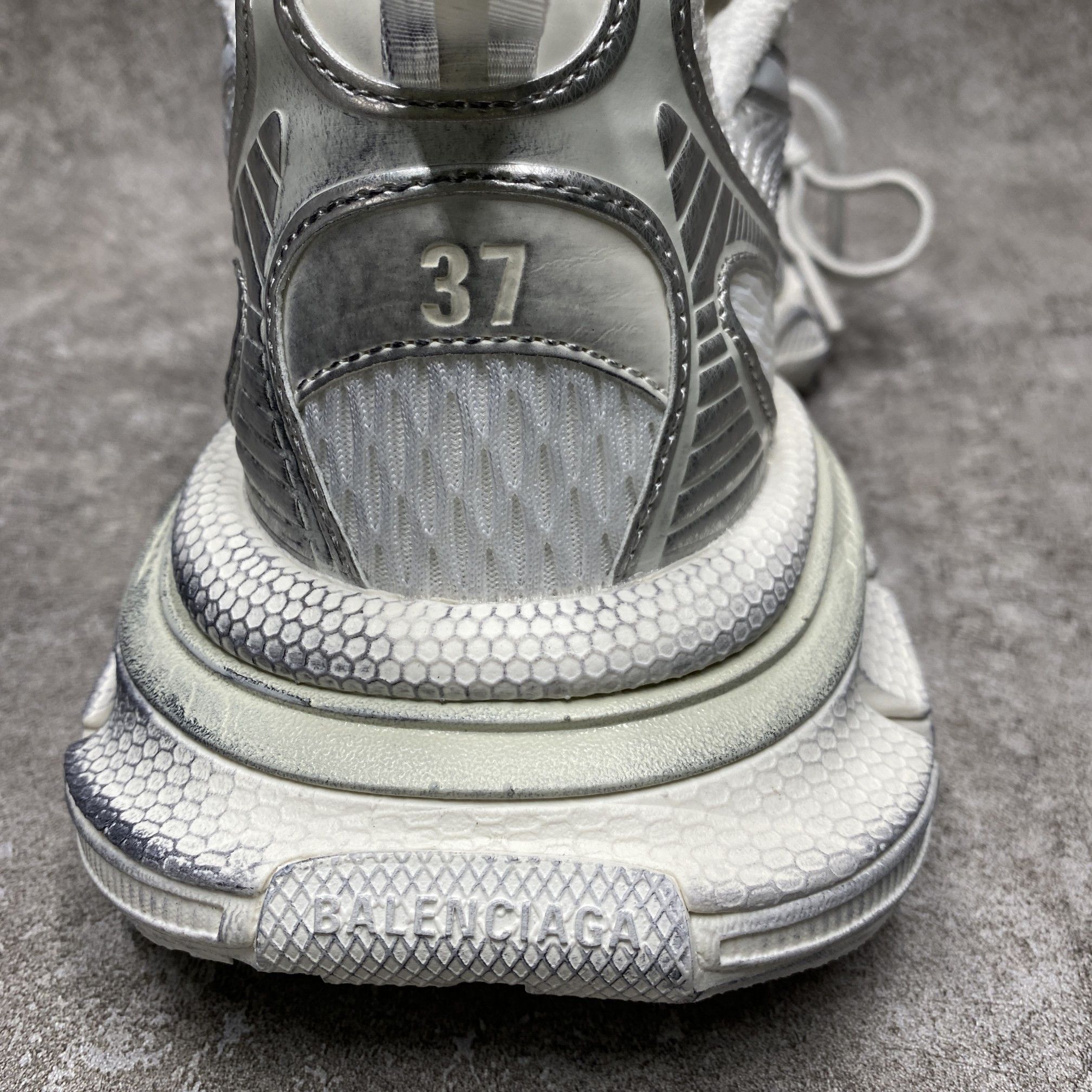 Balenciga 3XL Sneakers White Silver