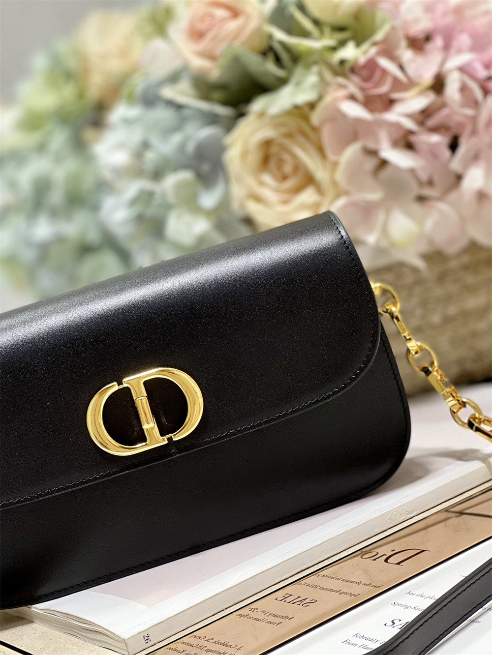D*or 30 montaigne avenue black 22.5 x 12.5 x 6.5 cm