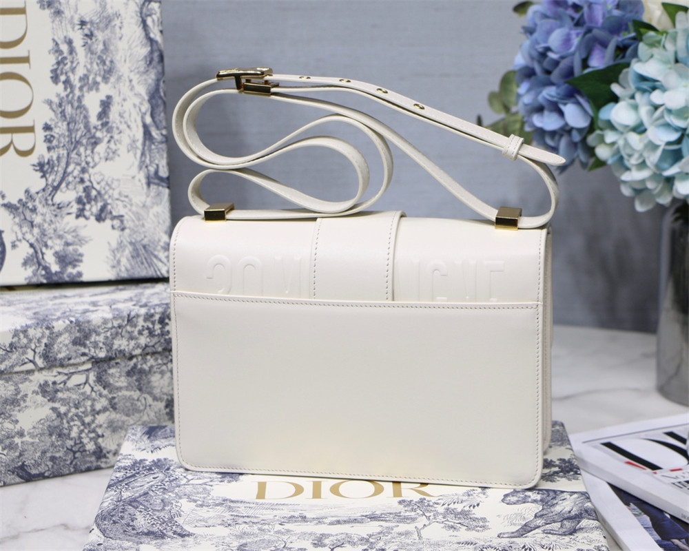 D*or 30 montaigne chain bag white