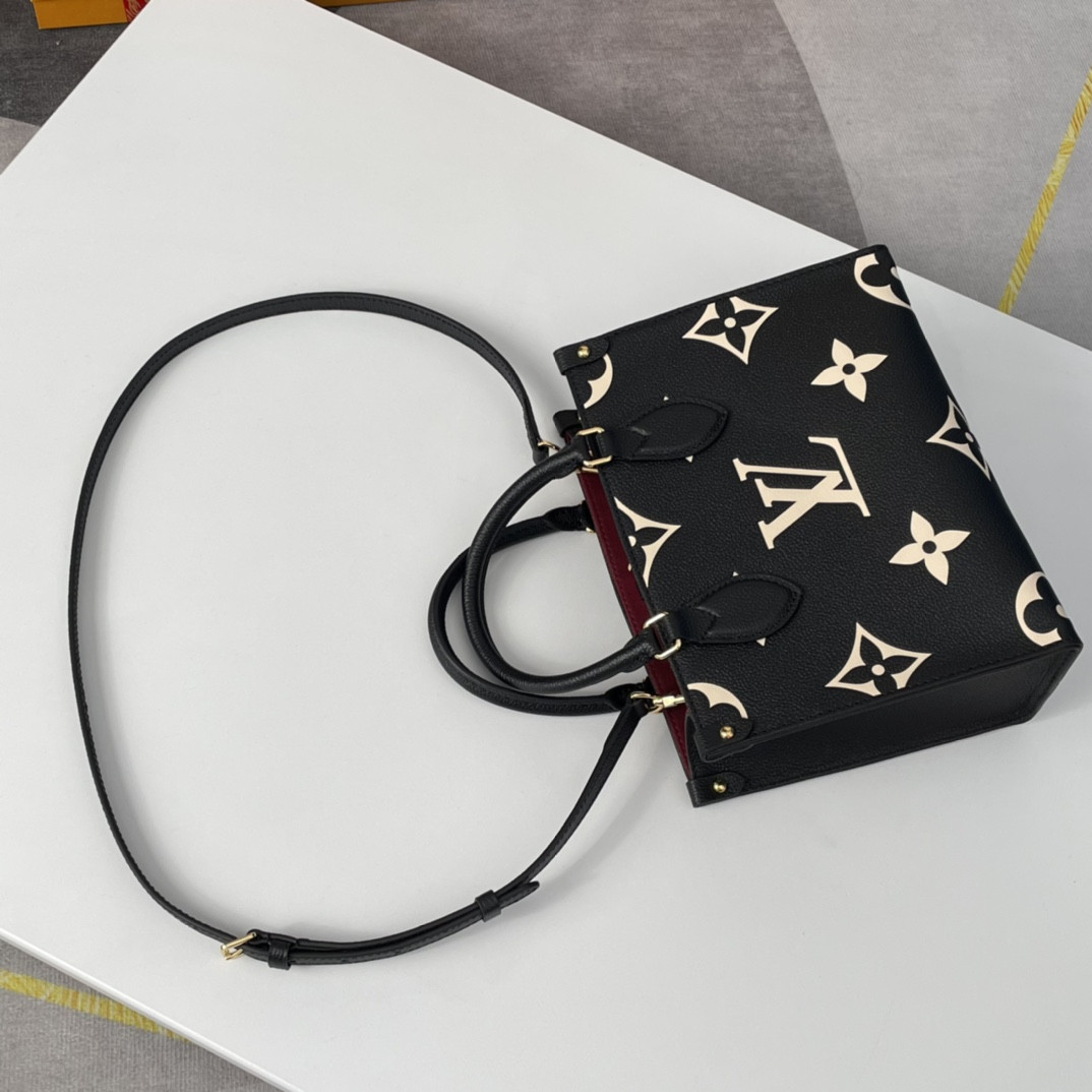 LV M45659 Onthego PM 9.8 x 7.5 x 4.5 inches