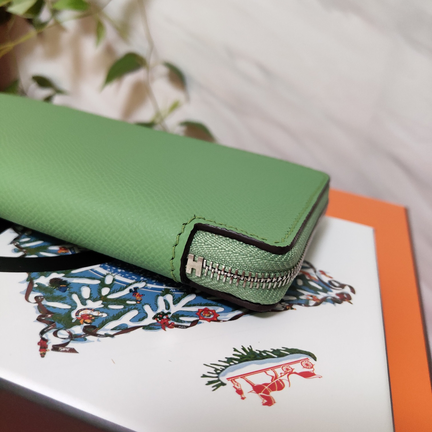 H**mes long wallet 20x11cm
