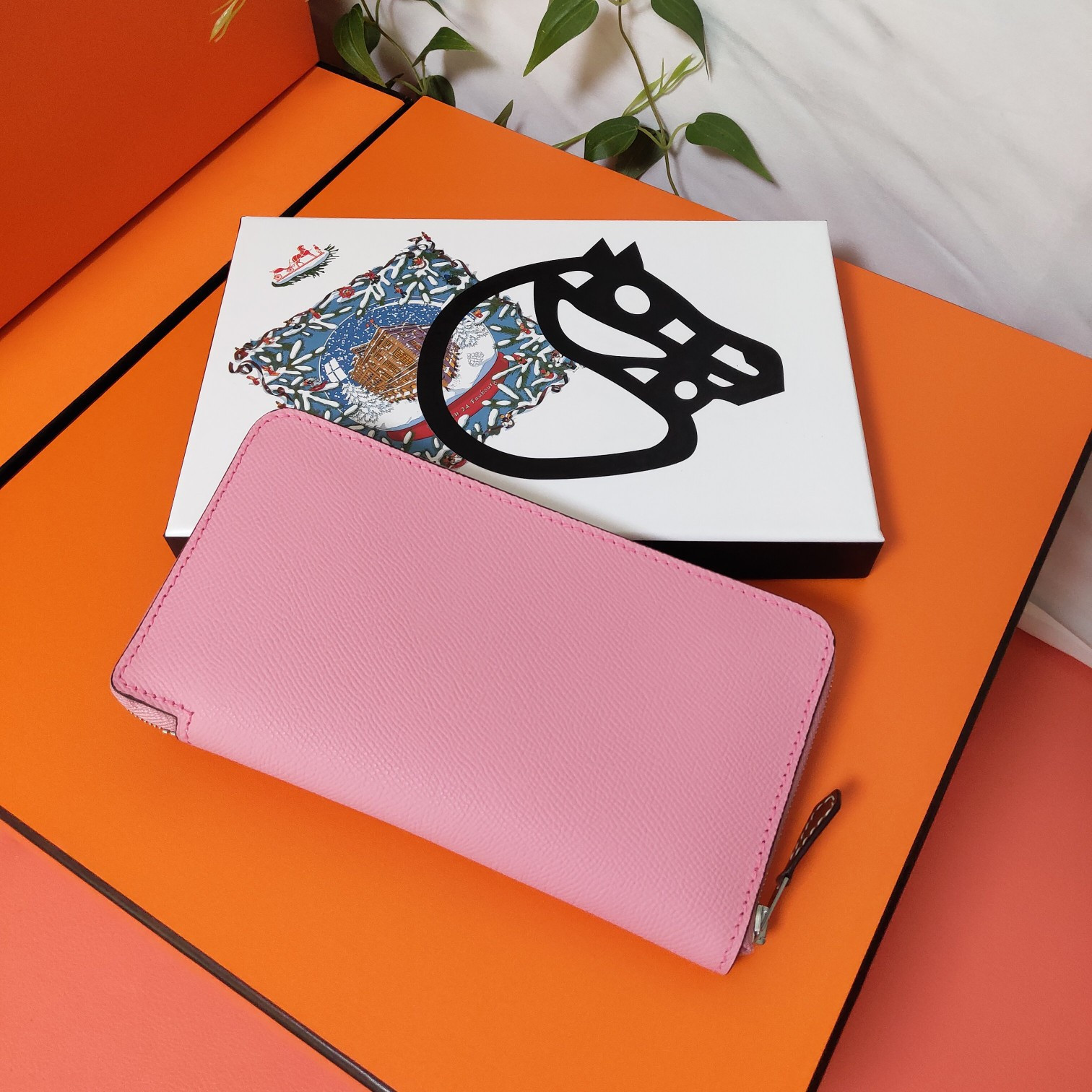 H**mes long wallet 20x11cm