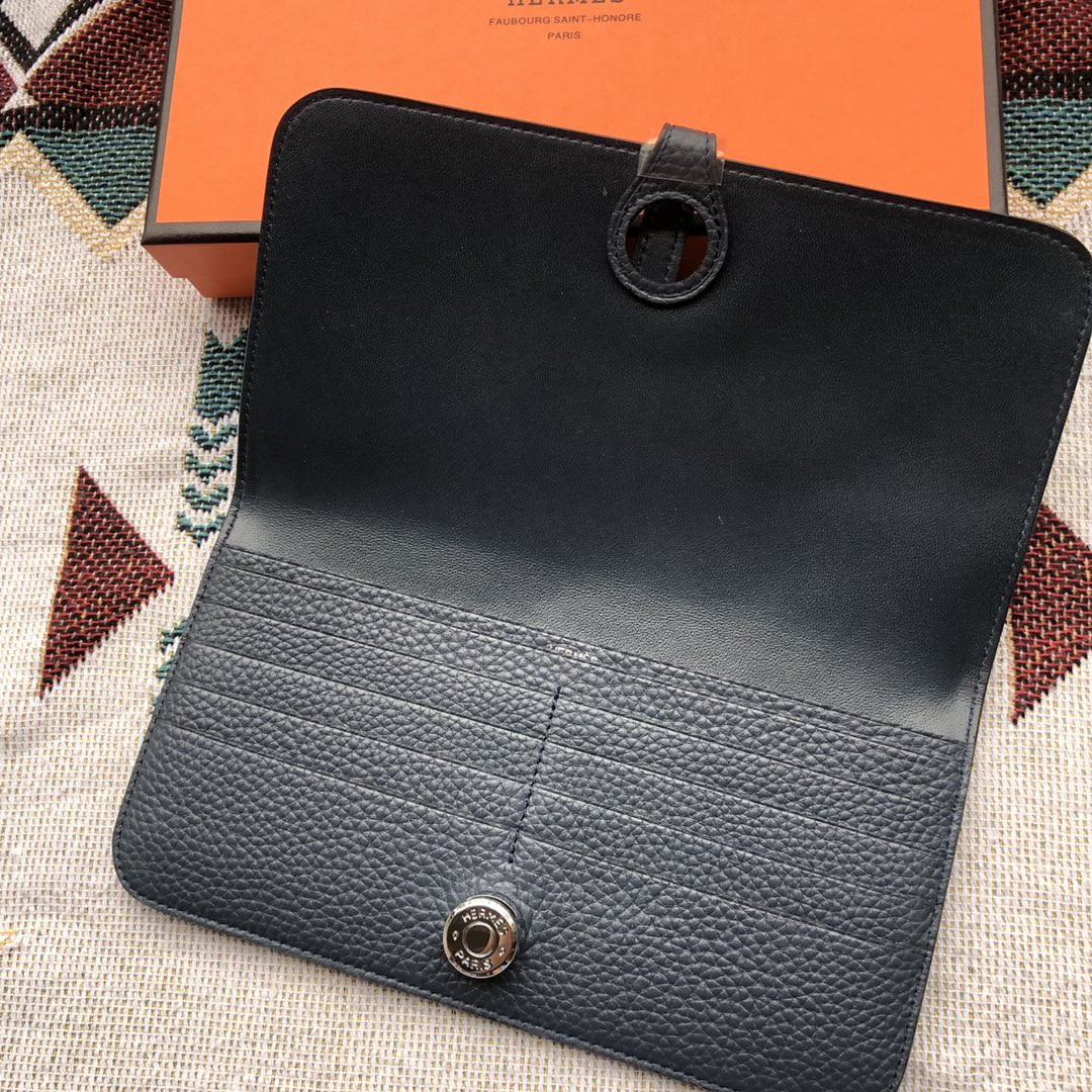 H**mes dogon duo wallet