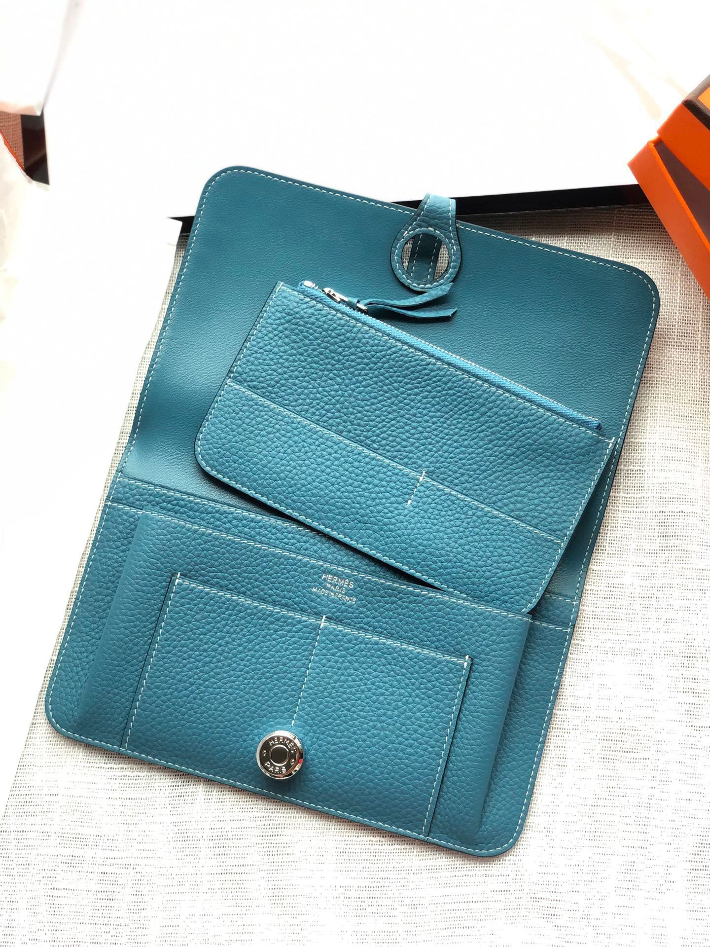 H**mes dogon duo wallet 20.1cm