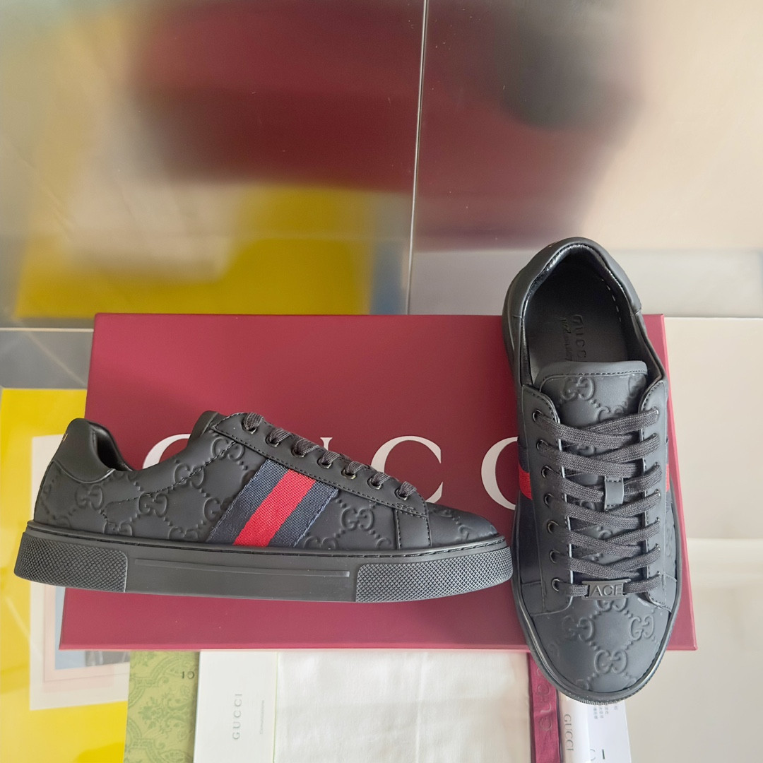 ua G*u*i ace sneaker with web