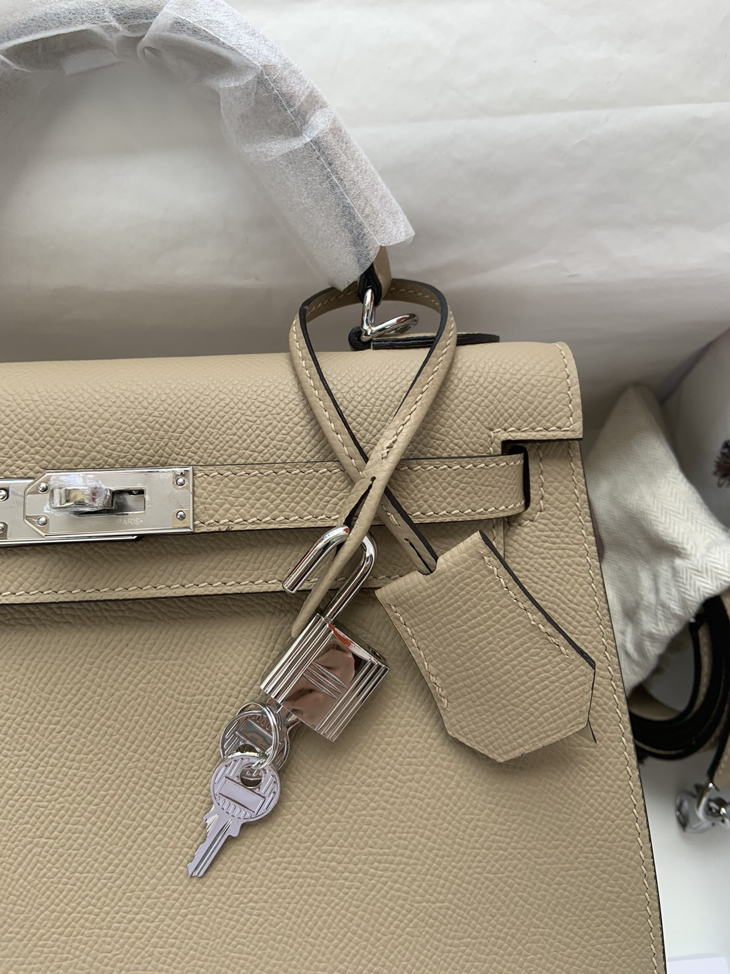 H**mes kelly silver-tone hardware 25 28