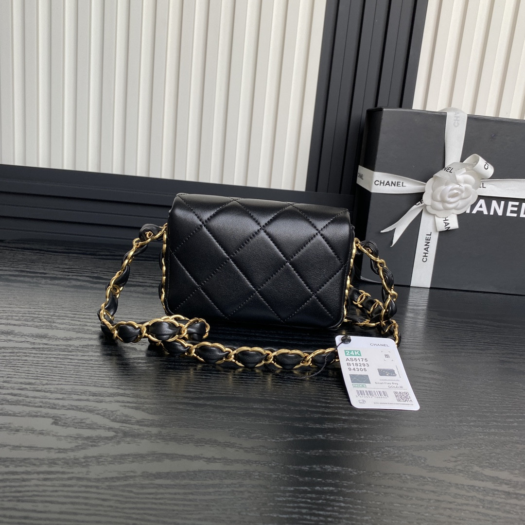 Ch*el mini flap bag 12×16×5cm